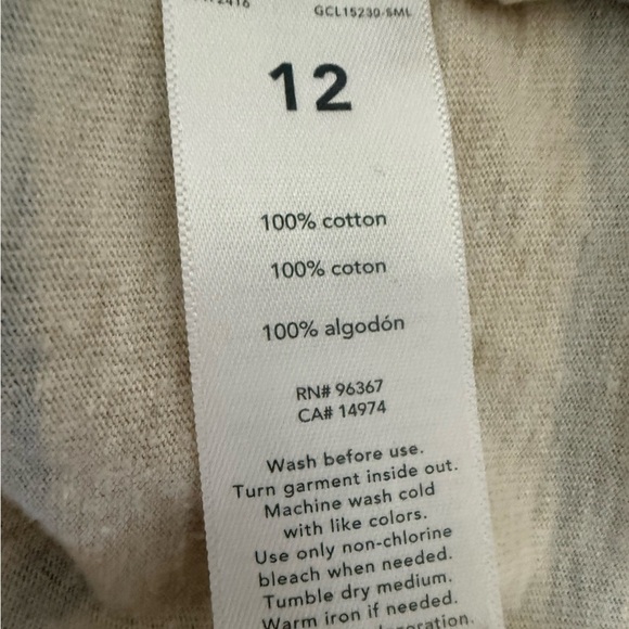 OshKosh B'gosh Blue and Orange Striped Long Sleeve Tee - Picture 4 of 4